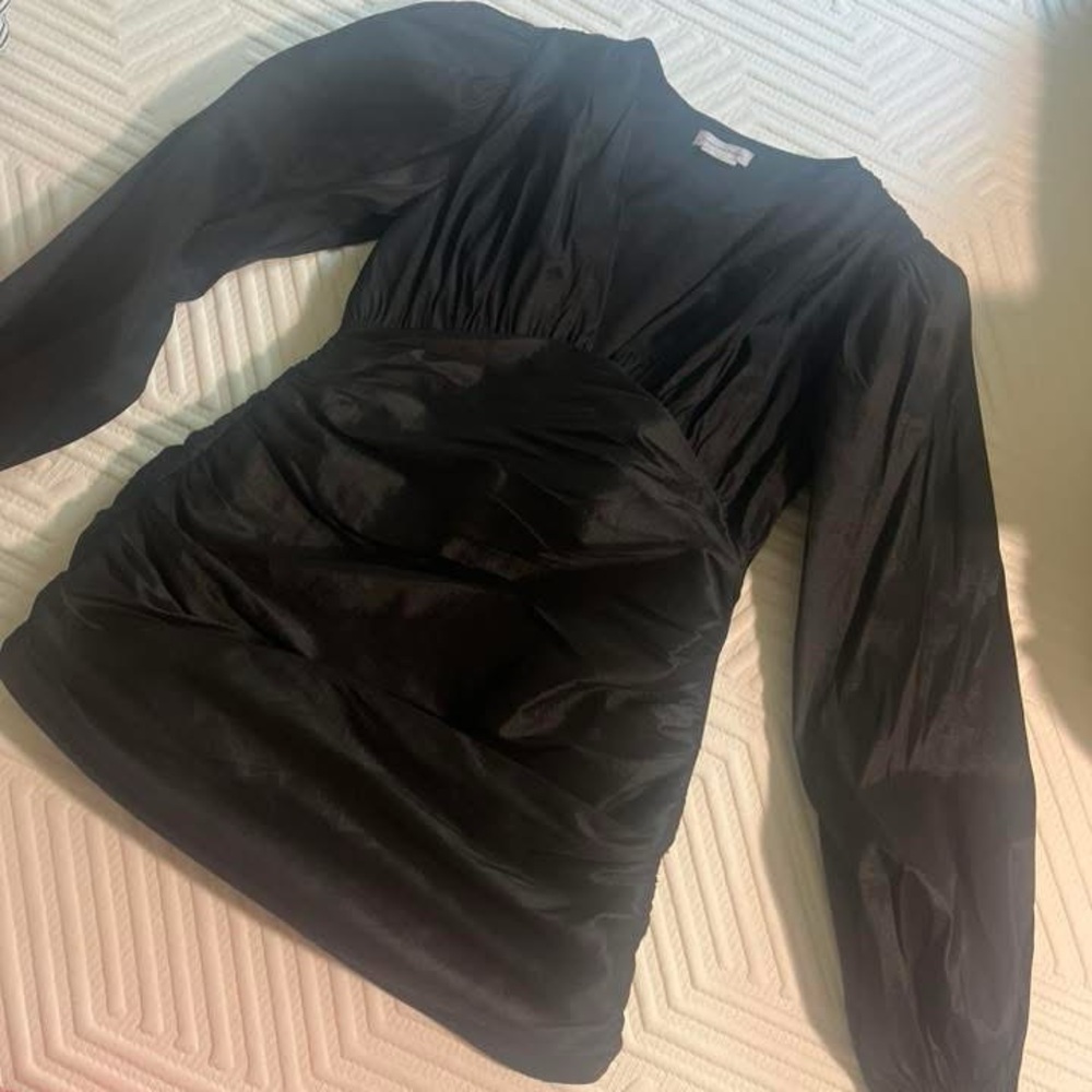 Lovers + Friends Black Long Sleeve Dress